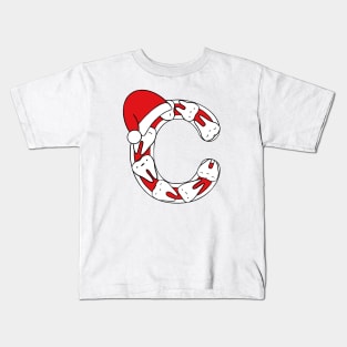 Letter C (Happimola Christmas Alphabet) Kids T-Shirt